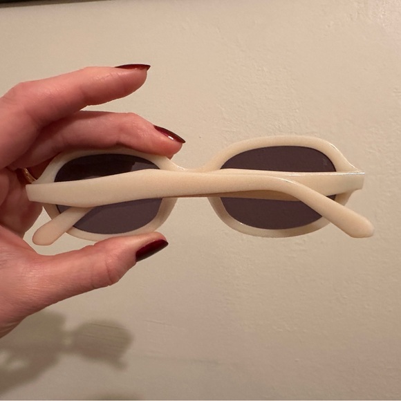 Jimmy Fairly Bone & Black Womens Sunglasses - Picture 2 of 3